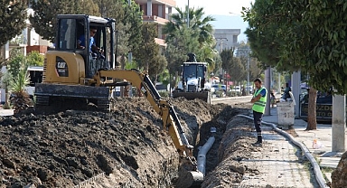 Kınık ve Ova'da 40 yıllık içme suyu hattı yenileniyor