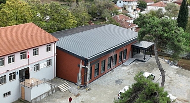 Kızderbent'teki çok amaçlı salonun yüzde 95'i tamam
