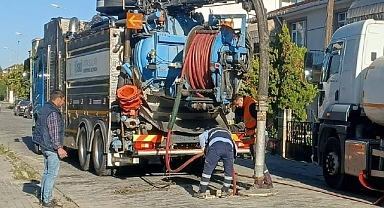 Lüleburgaz'ın kanalizasyon hatlarında temizlik