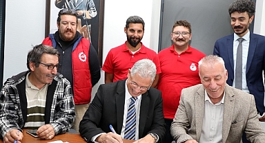 Mudanya Belediyesi’nde Sözleşme Sevinci