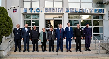 Muhtarlar İstişare Toplantısı için Didim’e gelen Aydın Valisi Yakup Canbolat, Didim Belediye Başkanı Hatice Gençay’ı ziyaret etti. 