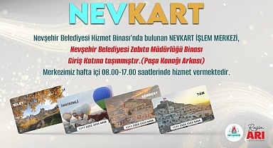 Nevkart İşlem Merkezi yeni yerinde