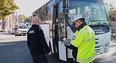 Nevşehir’de Halk Otobüsleri Denetlendi
