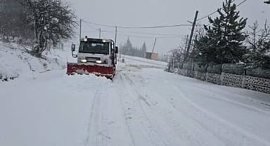 Osmangazi'de kar mesaisi başladı
