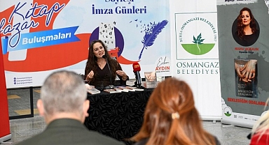 Oyuncu-yazar Nilüfer Açıkalın, Osmangazili edebiyatseverlerle buluştu
