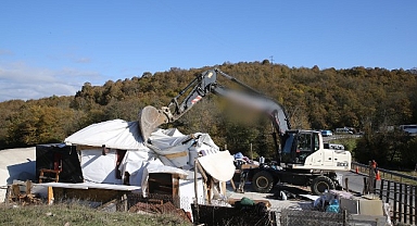 Şile’deki 5 Kaçak Yapı Kaldırıldı