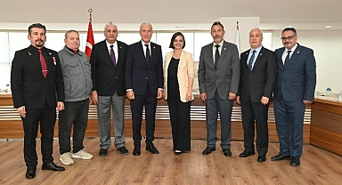 TEMAD tam kadro Başkan Helil Kınay’ı ziyaret etti