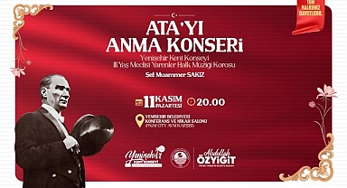 Yenişehir Belediyesi Ata’yı Anma Konseri düzenleyecek