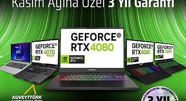 Yüksek performans laptoplar 3 yıl garanti ve 12 taksitle teknolojiseverleri bekliyor