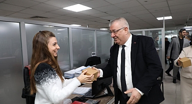 Başkan Ertaş’tan personelin yeni yılını kutladı