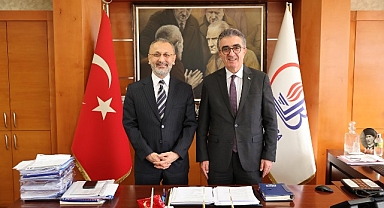 Başkan Özmen’den Başkan Mutlu’ya ziyaret