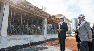Başkan Özyiğit, inşaatı devam eden 3 projeyi yerinde inceledi