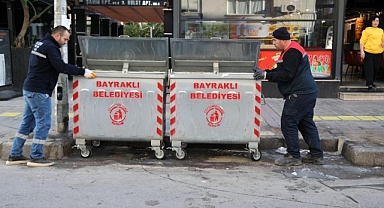 Bayraklı’da çöp konteynerleri yenileniyor