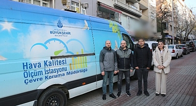 Bayrampaşa’nın hava kalitesi ölçülüyor