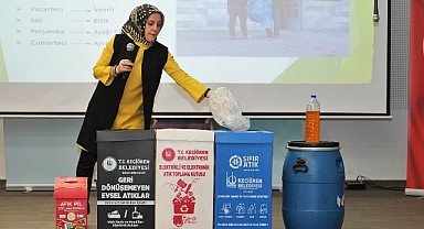 Dersimiz çevre bilinci ve geri dönüşüm