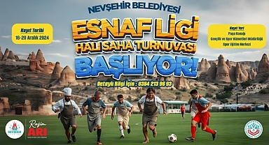 Esnaf Ligi Halı Saha Futbol Turnuvası Düzenlenecek