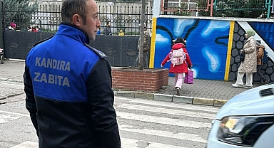 Kandıra Belediyesi Zabıta Ekipleri Öğrenci Güvenliği İçin Devrede
