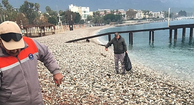 Kemer’de mıntıka temizliği