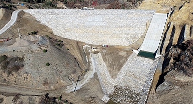 Manisa Alaağaç Barajı'nda işlem tamam