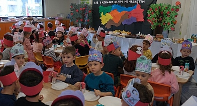 Minik öğrenciler, Yerli Malı Haftası’nı kutluyor