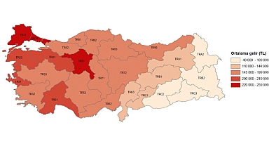 Tüik: En yüksek gelir grubunun toplam gelirden aldığı pay %48,1 oldu