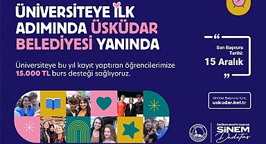 Üsküdar Belediyesi'nden Üniversiteyi Kazananlara 15 Bin Lira Burs Desteği