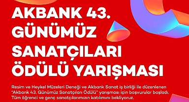 Akbank 43. Günümüz Sanatçıları Ödülü Yarışması için Başvurular Başladı!