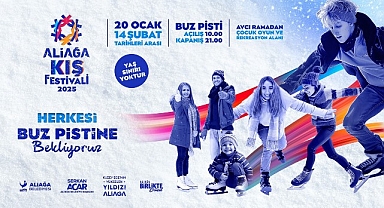 Aliağa’da Ücretsiz Buz Pateni Keyfi Başlıyor