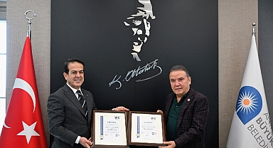 Antalya Büyükşehir Belediyesi'ne ISO 50001 belgesi teslim edildi