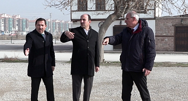 Başkan Altay ve Başkan Kılca Konya’nın Kalbinde Yükselen Tarihi Projeyi İnceledi