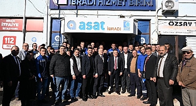 Başkan Böcek'den doğu ilçelere ziyaret