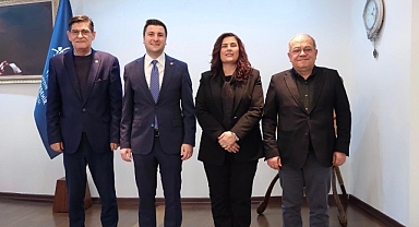 Başkan Çerçioglu'na Parti Meclisi Üyesi Esen'den Ziyaret
