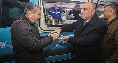 Başkan İbrahim Sandıkçı’dan Çorba İkramı
