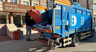 Bayraklı’dan geri dönüşüme 1 yılda 650 ton atık