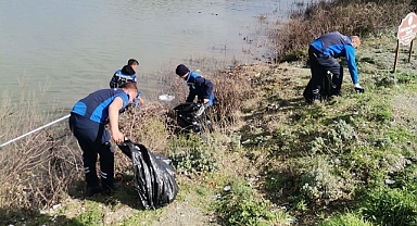 Büyükşehir’den Ula Göleti’nde Kapsamlı Çevre Temizliği