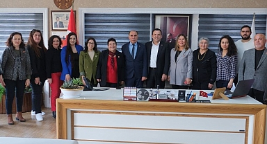 CHP İlçe yönetiminden Başkan Vekili Semih Top’a ziyaret