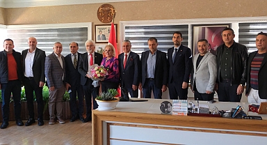 CHP PM üyesi Tüm’den Başkan Topaloğlu’na ziyaret