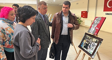 Egeli iletişimciler kolajlarını sergiledi