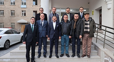 Gülşehirli Muhtarlardan Başkan Arı’ya Ziyaret