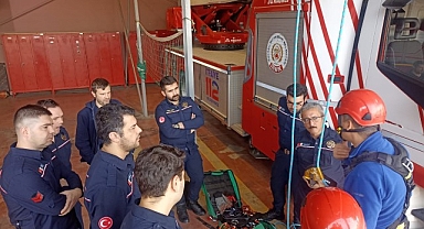 İtfaiye erleri kendilerini geliştiriyor