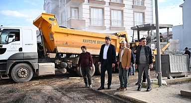 Kartepe İstasyon Mahallesi'ne 280 Ton Asfalt Serildi