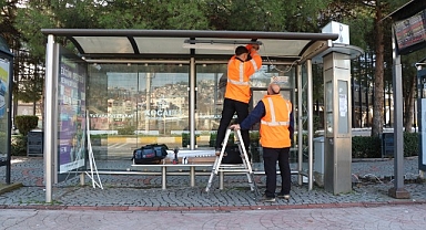 Kocaeli’nde duraklar ışıl ışıl