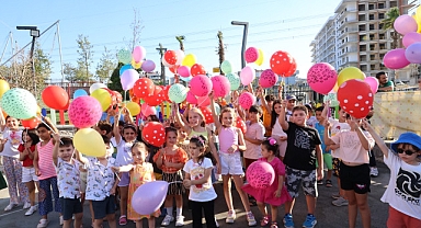 Menemen Çocuk Oyun Köyü ziyaretçi rekoru kırdı