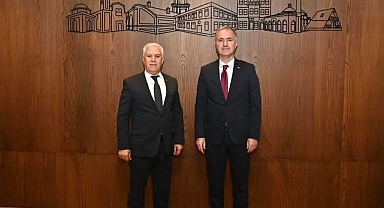 Mustafa Bozbey’den Başkan Taban’a Ziyaret