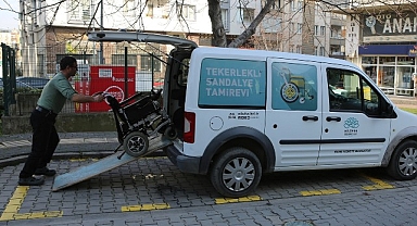 Nilüfer’de tekerlekli sandalye tamir hizmetine büyük ilgi