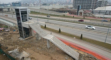 Solaklar Üst Geçidi'nin yüzde 75'i tamam