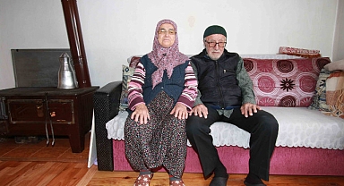Tutuş çiftine Büyükşehir’den sıcak yemek; Büyükşehir, gönüllere dokunuyor