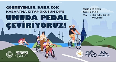 Üsküdar’da Umuda Pedal Etkinliği