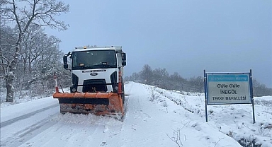 24 Saatte 925 Km Kar Temizleme Çalışması Yapıldı