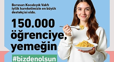 Askıda Ne Var, Borusan Kocabıyık Vakfı İşbirliğiyle 1 milyon öğün hedefiyle BizdenOlsundiyor